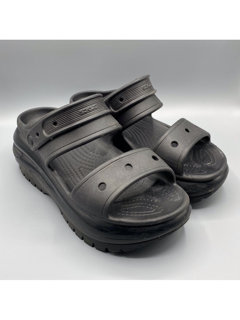Crocs Mega Crush Sandals Black